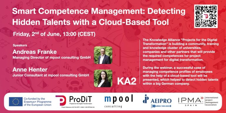 Read more about the article Webinar “Smart Competence Management: Detecting Hidden Talents with a Cloud-Based Tool”
